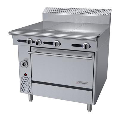 Garland C36-8R 36" Commercial Gas Range w/ (3) Hot Tops & Standard Oven, Liquid Propane, Stainless Steel, Gas Type: LP