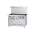 Garland G48-4G24LL G Starfire Pro Series 48" 4 Burner Commercial Gas Range w/ Griddle & (2) Space Saver Ovens, Natural Gas, Stainless Steel, Gas Type: NG