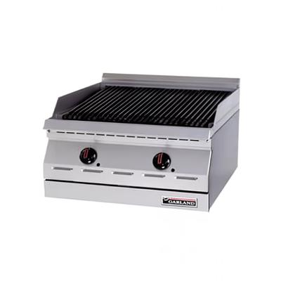 Garland GD-36RB LP Countertop Designer Series Charbroiler, 36"W, Cast Iron, Liquid Propane, Stainless Steel, Gas Type: LP