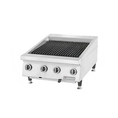 Garland GTBG36-NR36 0001 NG 36" Countertop Charbroiler w/ Cast Iron Grates - Manual Controls, Natural Gas, Adjustible Grates, Stainless Steel, Gas Type: NG