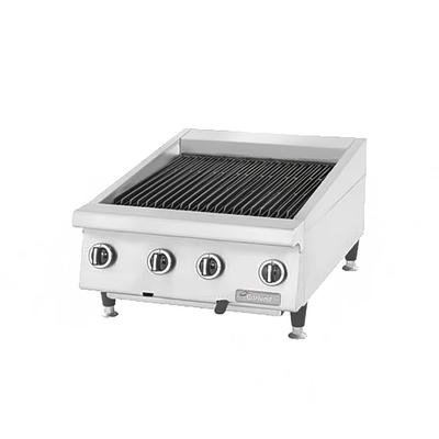 Garland GTBG48-NR48 LP 48" Countertop Charbroiler w/ Cast Iron Grates - Manual Controls, Liquid Propane, Stainless Steel, Gas Type: LP