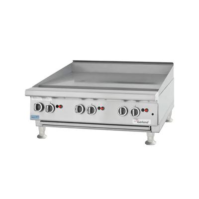 Garland GTGG60-G60M NG 59" Gas Commercial Griddle w/ Manual Controls - 1" Steel Plate , Natural Gas, 135, 000 BTU, Stainless Steel, Gas Type: NG