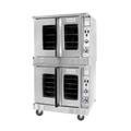 Garland MCO-GS-20-S Master Series Master Double Full Size Liquid Propane Gas Commercial Convection Oven - 120, 000 BTU, Master 200 Solid State Controls, LP, Stainless Steel, Gas Type: LP