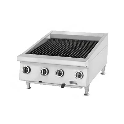 Garland UTBG36-AR36 NG 35 1/2" Countertop Charbroiler w/ Cast Iron Grates - Manual Controls, Natural Gas, Stainless Steel, Gas Type: NG