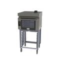 Cadco BLS-4FTD-1H Single Full Size Electric Commercial Convection Oven - 7.6kW, 208-240v/1ph, Bakerlux TOUCH, Stainless Steel