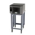 Cadco BLS-3HGD-1 Single Half Size Electric Commercial Convection Oven - 1.44kW, 120v, Stainless Steel