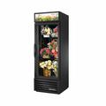 True GDM-23FC-HC~TSL01 1 Section Floral Cooler w/ Swinging Door - Black, 115v | True Refrigeration