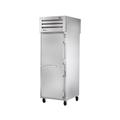 True STA1RPT-1S-1G-HC Spec Series 27 1/2" 1 Section Pass Thru Refrigerator, (1) Glass Door, (1) Solid Door, Right Hinge, 115v, Silver | True Refrigeration