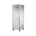 True STG1DTA-2HS-HC 27" 1 Section Commercial Combo Refrigerator Freezer - Right Hinge Solid Doors, Top Compressor, 115v, Silver | True Refrigeration
