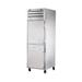 True STR1DTA-2HS-HC Spec Series 27" 1 Section Commercial Combo Refrigerator Freezer - Right Hinge Solid Doors, Top Compressor, 115v, Silver | True Refrigeration