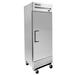 True T-19-HC 27" 1 Section Reach In Refrigerator, (1) Right Hinge Solid Door, 115v, 27" Wide, Silver | True Refrigeration