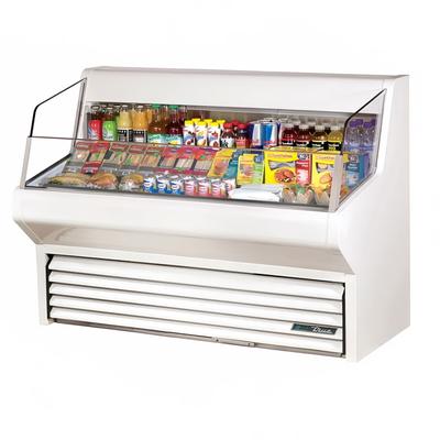 True THAC-60-HC-LD WHT 60 1/8" Horizontal Open Air Cooler w/ (3) Levels, 115v, White | True Refrigeration