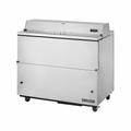 True TMC-49-S-HC Milk Cooler w/ Top & Side Access - (768) Half Pint Carton Capacity, 115v, Silver | True Refrigeration