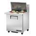 True TSSU-27-12M-B-HC 27" Sandwich/Salad Prep Table w/ Refrigerated Base, 115v, Stainless Steel | True Refrigeration