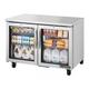 True TUC-48G-HC~FGD01 48" W Undercounter Refrigerator w/ (2) Sections & (2) Doors, 115v, 12 Cubic Feet, Silver | True Refrigeration