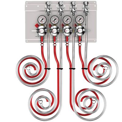 Micro Matic 83415-PP Quadruple Gauge Secondary Regulator Panel Kit