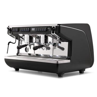 Nuova Simonelli APPIA LIFE 2GR VOL XT Automatic Volumetric Commercial Espresso Machine w/ 2 Groups & 11 liter Boiler, 208-240v/1ph, Black