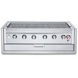 Crown Verity IBI42-GO Infinite 42" Built In Commercial Outdoor Charbroiler Grill Only w/ (6) Burners - Natural Gas, Stainless Steel, Gas Type: NG