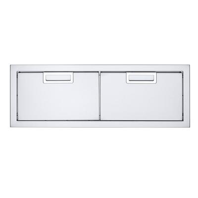 Crown Verity IBI48-HD 48" Built In Horizontal Door w/ Double Access - Soft Close, Stainless Steel