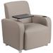 Flash Furniture BT-8217-GV-GG Guest Chair w/ Tablet Arm - Gray LeatherSoft Upholstery