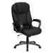 Flash Furniture BT-9066-BK-GG Swivel Office Chair w/ High Back - Black LeatherSoft Upholstery