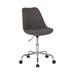 Flash Furniture CH-152783-DKGY-GG Aurora Swivel Tapered Back Task Chair - 24"W x 24"D x 36 1/2"H, Dark Gray Fabric