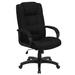 Flash Furniture GO-5301B-BK-GG Swivel Office Chair w/ High Back - Black Fabric Upholstery