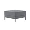 Flash Furniture ZB-IMAG-OTTOMAN-GY-GG Hercules Imagination 28" Square Ottoman - 17"H, Gray LeatherSoft Upholstery