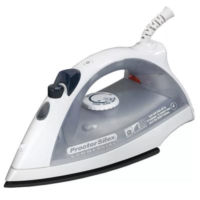 Proctor Silex Lightweight Iron - Adjustable Steam, White & Gray, 120v, 17515
