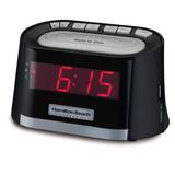 Hamilton Beach HCR410 Alarm Clock Radio w/ USB Charging Port - AM/FM, 120v