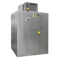 Master-Bilt QSB84612-C Indoor Walk-In Cooler w/ Left Hinge - Top Mount Compressor, 6' x 12' x 8' 4"H, Floorless