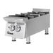 Star 802HA 12" Gas Hotplate w/ (2) Burners & Manual Controls, 2 Cast Iron Burners, 60, 000 Total BTU, Stainless Steel, Gas Type: Convertible