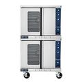 Duke 613-G2XX Double Full Size Liquid Propane Gas Commercial Convection Oven - 80, 000 BTU, 2 Speed Fans, LP, Stainless Steel, Gas Type: LP