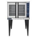 Duke 613Q-G3XX Single Full Size Natural Gas Commercial Convection Oven - 40, 000 BTU, Glass Doors, Stainless Steel, Gas Type: NG