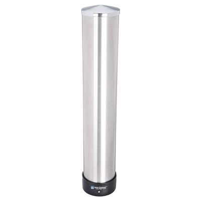 San Jamar C3400P Cup Dispenser, Surface Mount, All Cup Types, Silver