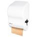 San Jamar T1100WH Wall Mount Roll Paper Towel Dispenser - Plastic, White, Lever Handle