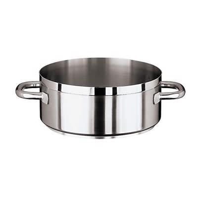 Paderno 11109-50 19 5/8 qt Stainless Steel Braising Pot, Silver