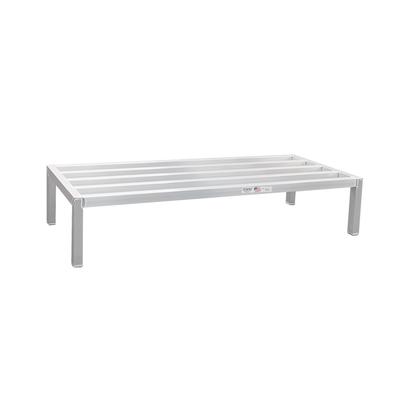 New Age 2016 60" Stationary Dunnage Rack w/ 2000 lb Capacity, Aluminum, All-Welded Aluminum, 2,000-lb. Capacity, Silver