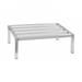 New Age 6016 60" Stationary Dunnage Rack w/ 1500 lb Capacity, Aluminum, 1, 500-lb. Capacity, Silver