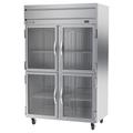 Beverage Air HFPS2HC-1HG Horizon Series 52" 2 Section Reach In Freezer - (4) Glass Doors, 115v, Silver