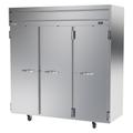 Beverage Air HRPS3HC-1S Horizon Series 78" 3 Section Reach In Refrigerator, (3) Left/Right Hinge Solid Doors, 115v, Stainless Steel