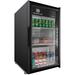 Beverage Air MT06-1H6B 21 1/4" Countertop Refrigerator w/ Front Access - Swing Door, Black, 115v