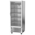 Beverage Air RI18HC-G 27 1/4" 1 Section Reach In Refrigerator, (1) Right Hinge Glass Door, 115v, Silver
