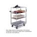 Lakeside 561 Queen Mary Cart - 4 Levels, 700 lb. Capacity, Stainless, Raised Edges, Stainless Steel
