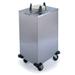 Lakeside 6100 22 1/2" Heated Mobile Dish Dispenser w/ (1) Column - Stainless, 120v, Silver