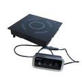 Adcraft IND-DR120V Drop-In Commercial Induction Cooktop w/ (1) Burner, 120v/1ph, Glass-Ceramic Top, 1800 Watts