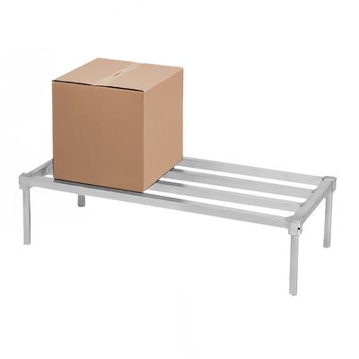 Channel ADE2048KD 48" Stationary Dunnage Rack w/ 2200 lb Capacity, Aluminum, Tubular Aluminum, Silver
