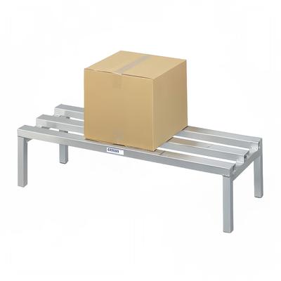 Channel ADR2060 60" Stationary Dunnage Rack w/ 2200 lb Capacity, Aluminum, 2200-lb. Capacity, Silver