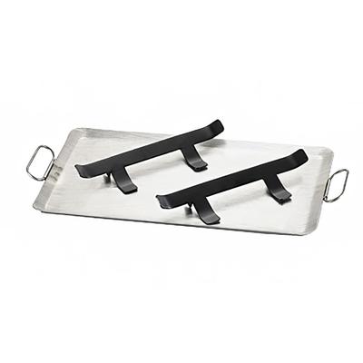 Cal-Mil 1362 Griddle For Rectangular Action Station & Chafer Alternative, Silver