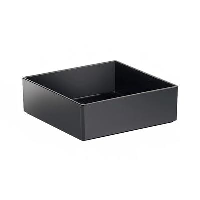 Cal-Mil 1393-13M Cater Choice Box - 10x10x3", Melamine, Black